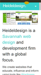 Mobile Screenshot of heideldesign.com